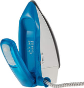 Black+Decker, 1085W Dual Voltage Travel Steam Iron, Blue, TI250